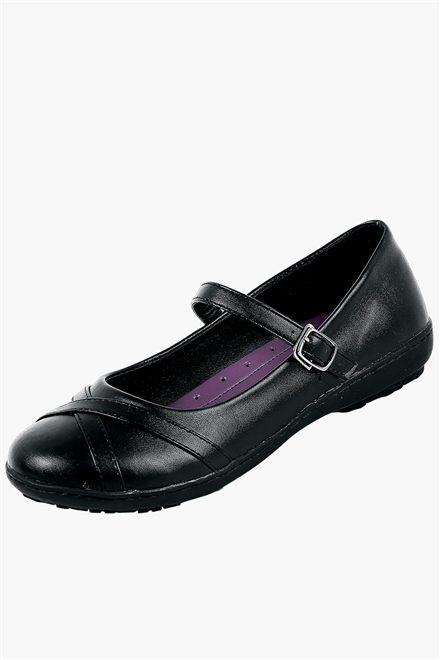 Girls School Black Shoes, Size: 6-10