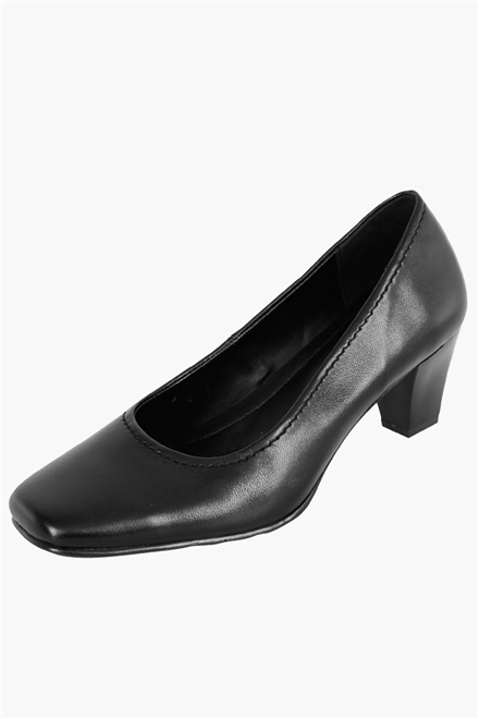 Sharon Black Pump Shoe Heels for Women-thanhphatduhoc.com.vn